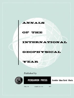 cover image of Annals of The International Geophysical Year, Volume 4